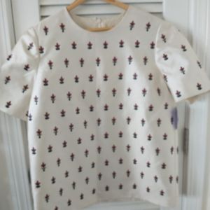 Beautiful silk and wool Tory Burch top small/med